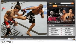 곰TV, 격투기 대회 UFC 149 생중계