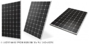 LG전자, 고효율 주택전용 태양광 모듈 모노엑스 출시