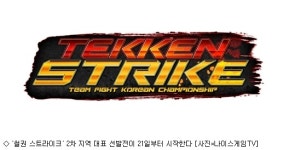 철권 스트라이크 2차 지역대표 선발전 21일 시작