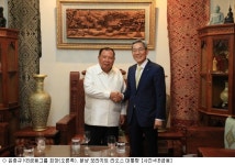 윤종규 KB금융 회장, 라오스 대통령 및 총리대행 면담