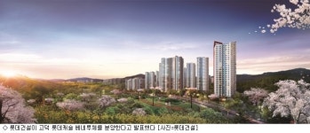 롯데건설, 고덕 롯데캐슬 베네루체 분양