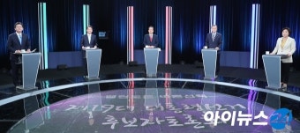 [포토]대선후보 두 번째 스탠딩 토론회