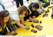 삼성전자, 어린이 교통안전 옐로카펫 설치