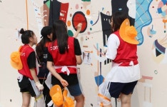 컴투스, 시흥중학교 벽화 봉사활동 진행