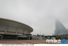 [포토]고려호텔에서 바라 본 평양 시내…고층 빌딩 즐비