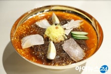 [포토]김정은이 가지고 온 평양냉면