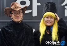 [포토]철이와 메텔로 변신한 박주민-이재정