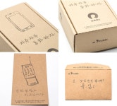 SK텔링크, 친환경 휴대폰 박스로  폐지수거 노인 지원