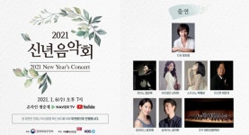 문체부, ‘2021 신년음악회’ 6일 온라인 생중계