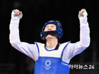 [올림픽포토]포효하는 이다빈, 짜릿한 결승진출