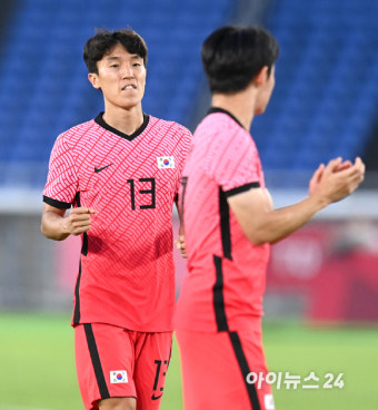 [올림픽포토]김진야, '주먹불끈!'