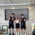 우리카드 한성정·장지원, 신수지와 함께 필라테스로 팬 만나