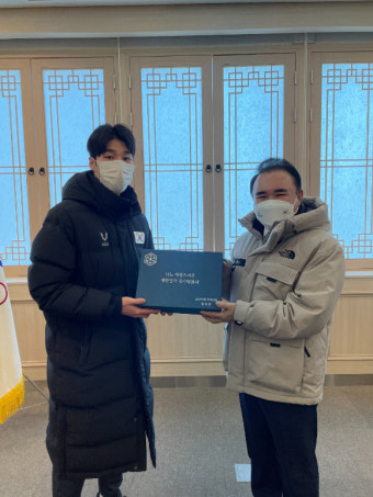 윤홍근 빙상연맹 회장, 피겨·스피드·쇼트트랙대표팀 격려