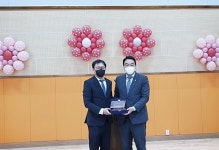 경북 칠곡 북삼 숭산초, 정희용 의원에 감사패 수여