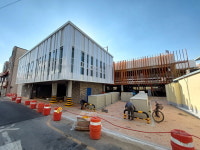 경주 중심상가 주차타워 내달 완공