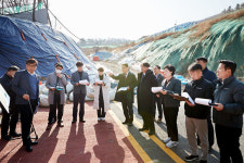 용인시의회 도시건설위, 행정사무감사 현지 확인