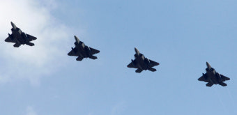 美 F-22 기상 악화로 복귀…22일 한미 연합공중훈련 취소
