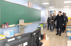 도성훈 인천교육감, 그린스마트미래학교 공사 점검