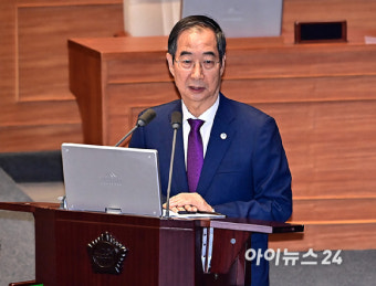 [포토]박범계 의원 질의에 답변하는 한덕수 국무총리