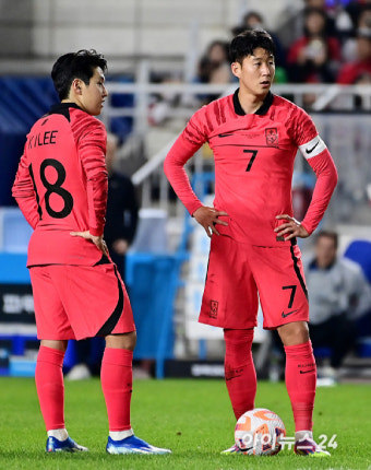 [포토]이강인과 손흥민