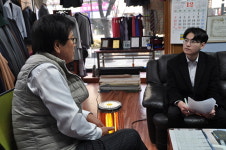 강사빈 예비후보, 경상감영맞이길 상인회 예방