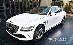 [포토]세련미를 더한 제네시스 G80 부분변경 모델 출시