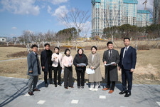 익산시의회 보건복지위, 마동공원 사업 현장 점검