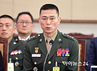 [포토]질의 답변하는 임성근 전 해병대 1사단장