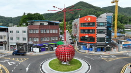 청송군, 청송읍 중앙로사거리 회전교차로 불법 주정차 상시 단속