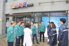 김천시의회, 집중호우 피해 현장 점검