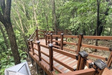 용인특례시 기흥구, 동백 방향 석성산 등산로 안전로프 교체
