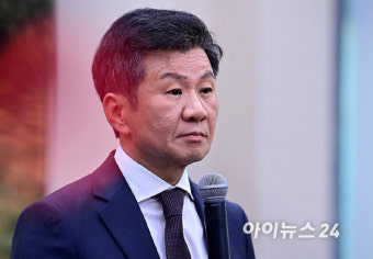 [포토]문체위 종합 국정감사 출석한 정몽규 대한축구협회장