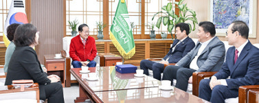 대구시 자율방범연합회, 홍준표 대구시장 예방