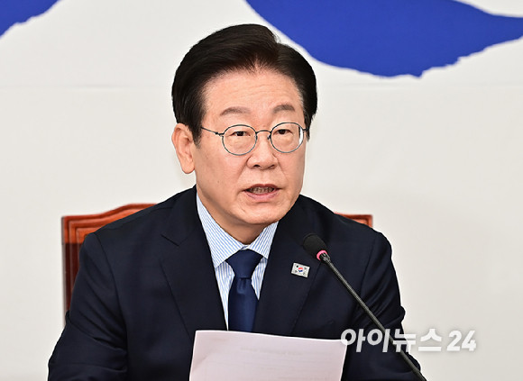 국민의힘 원내대표, 이재명 세력 비난하며 국정 혼란의 주범은 민주당 주장