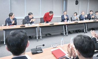 간부들에게 퇴임인사 전한 홍준표 대구시장, “대구미래 100년 사업 흔들림 없이 추진해달라!”