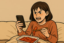 떡볶이 이불서 먹다가 이불 버렸거든요?…분식집 사장 뿔나게 한 리뷰