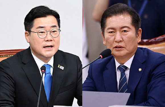 더불어민주당 내 당대표 선출을 둘러싼 박찬대 vs 정청래, 치열한 경쟁 예상