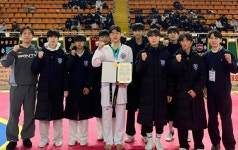 충주고 태권도부, 창단 첫 전국대회 금메달