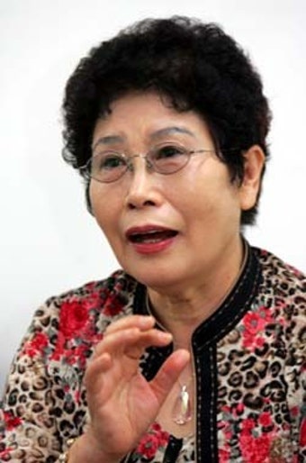 30년여년 봉사활동, 김정자 할머니