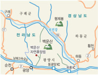 [한국의 숲, 한국의 명산]등산로 순탄…섬진강 등 볼거리 풍성