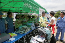 광양제철소, 봉사단체와 실로암 마을돕기 행사