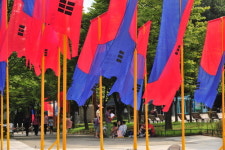 5·18, 4·19 묘역에 ‘치렁치렁’ “민주영령·역사 모독” 비난