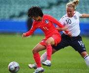 [포토뉴스]U-17세 여자축구, 英꺾고 8강