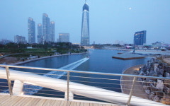 [포토뉴스]모습 드러낸 센트럴파크와 송도3교