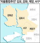 인천 서구·계양·강화 -경기 김포 통합추진 엇갈린 셈법