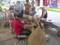 순천 낙안읍성 짚공예 체험장, ′흥미최고′