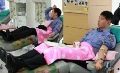 여수해경, 동절기 ′사랑의 헌혈운동′