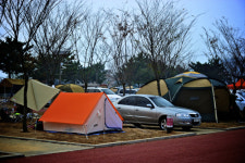 [한국의 캠핑장]파도소리에 잠들다, 태안 학암포캠핑장