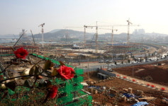 여수박람회장, 건설공사 공정 40% 돌파