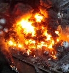 일본 동북부 아비규환…곳곳에 화재·침수 비상